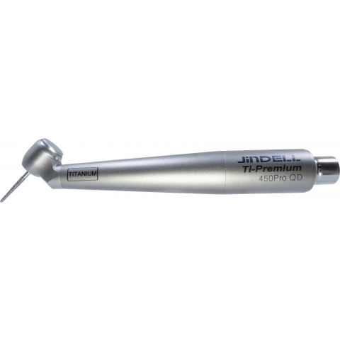 JinDELL Ti-Premium 450Pro QD 純鈦握柄45度角頭不帶光高速牙科手機