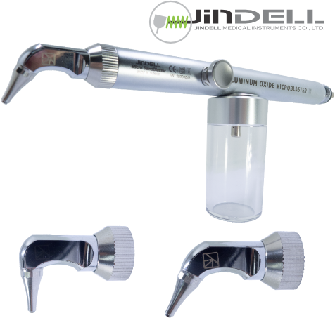 JinDELL Micro SandBlaster帶噴水牙科Air Abrasion微型噴砂手機