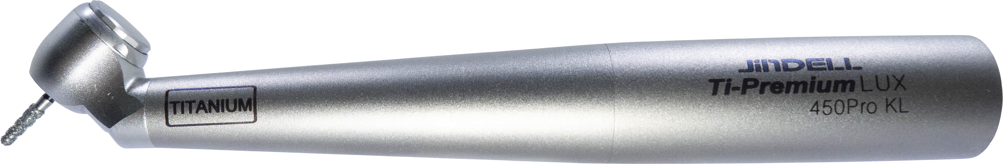 JinDELL Ti-Premium LUX 450Pro KL KaVo快接規格純鈦握柄45度角頭光纖高速牙科手機