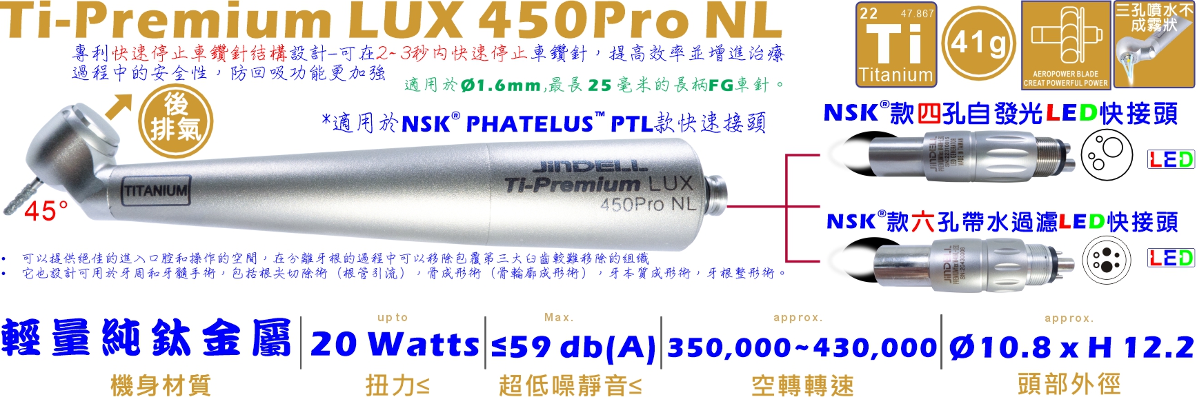 Ti-Premium LUX 450Pro NL-詳情