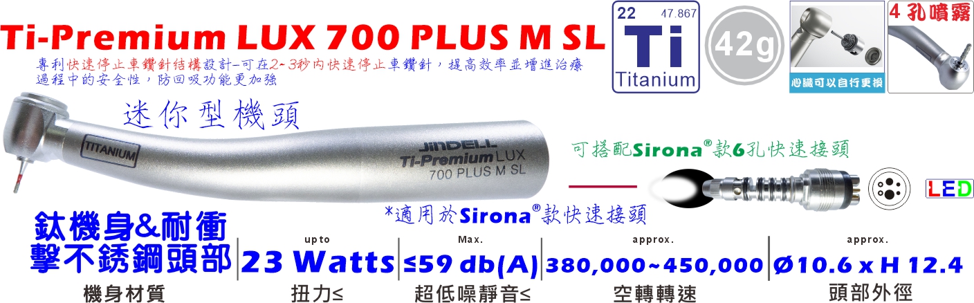 Ti-Premium LUX 700 PLUS M SL-詳情